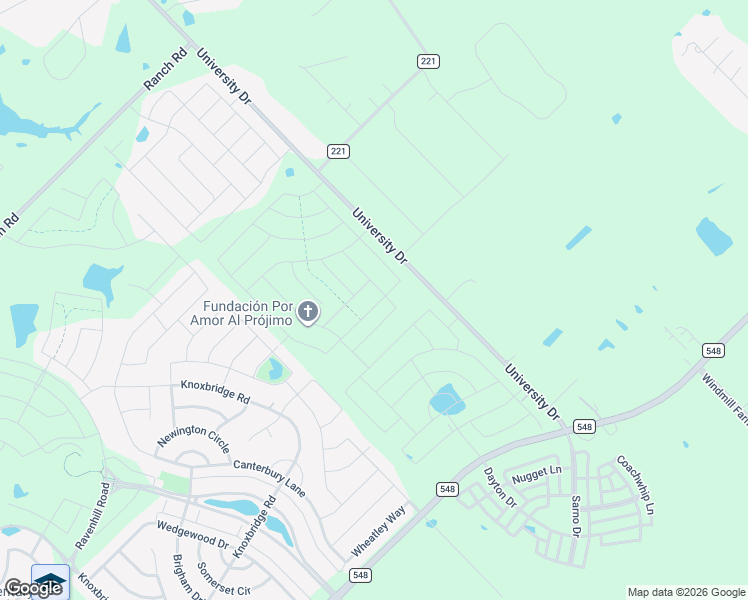 map of restaurants, bars, coffee shops, grocery stores, and more near 15493-15829 University Drive in Forney