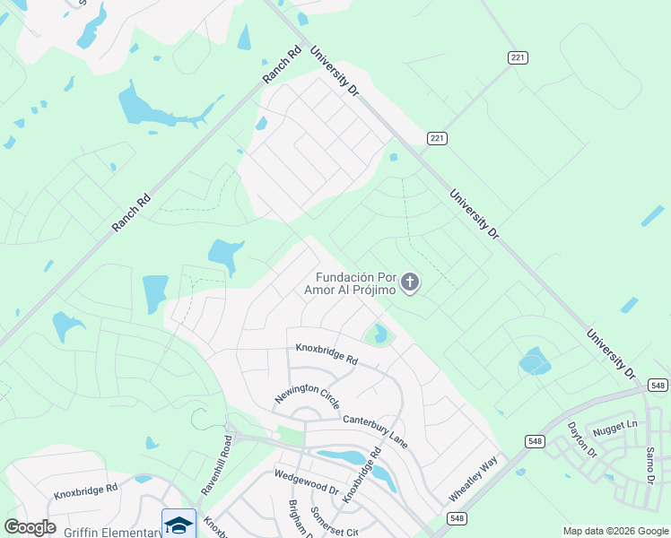 map of restaurants, bars, coffee shops, grocery stores, and more near 2044 Longbridge Road in Forney
