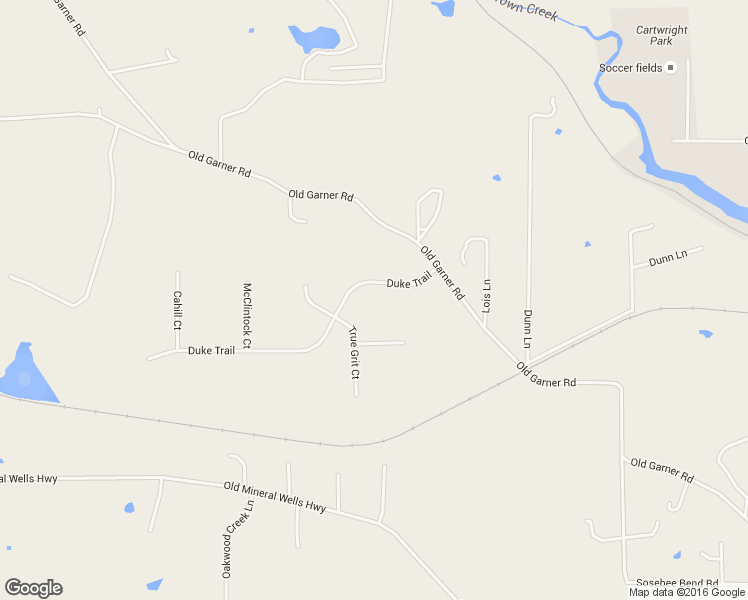 map of restaurants, bars, coffee shops, grocery stores, and more near 167 Duke Trail in Weatherford