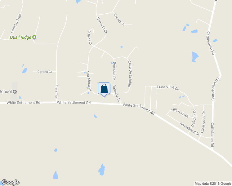 map of restaurants, bars, coffee shops, grocery stores, and more near 102 Alta Mesa Drive in Fort Worth