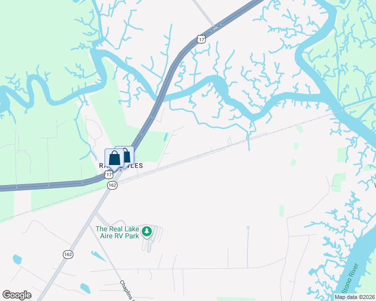 map of restaurants, bars, coffee shops, grocery stores, and more near 4226 Caboose Avenue in Ravenel