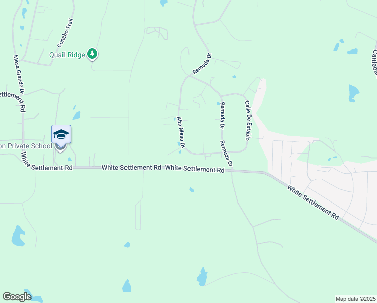 map of restaurants, bars, coffee shops, grocery stores, and more near 232 Alta Mesa Drive in Fort Worth