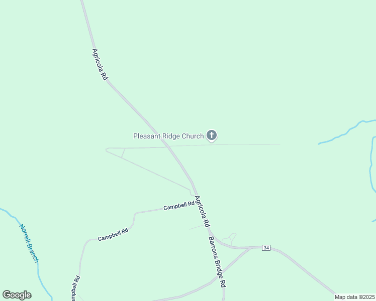 map of restaurants, bars, coffee shops, grocery stores, and more near Pleasant Ridge Road in Dadeville