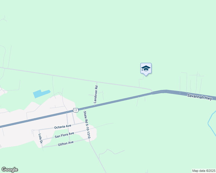 map of restaurants, bars, coffee shops, grocery stores, and more near 5651 Old Jacksonboro Road in Ravenel