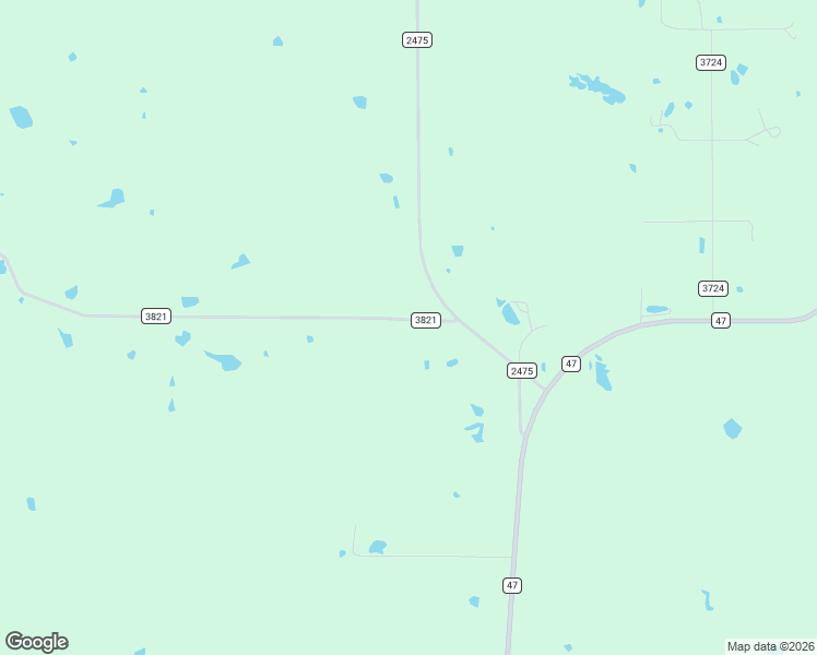 map of restaurants, bars, coffee shops, grocery stores, and more near County Road 3821 in Wills Point