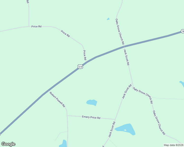 map of restaurants, bars, coffee shops, grocery stores, and more near 7289 U.S. 319 in Wrightsville