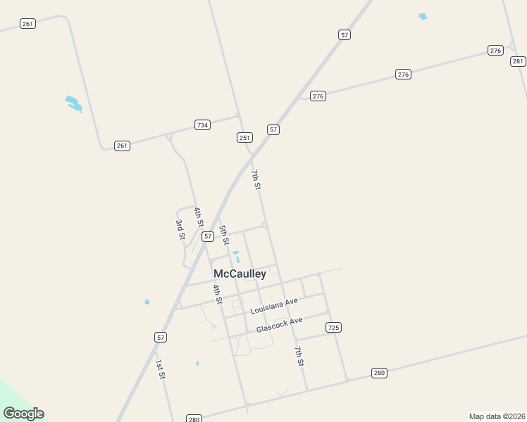 map of restaurants, bars, coffee shops, grocery stores, and more near in McCaulley
