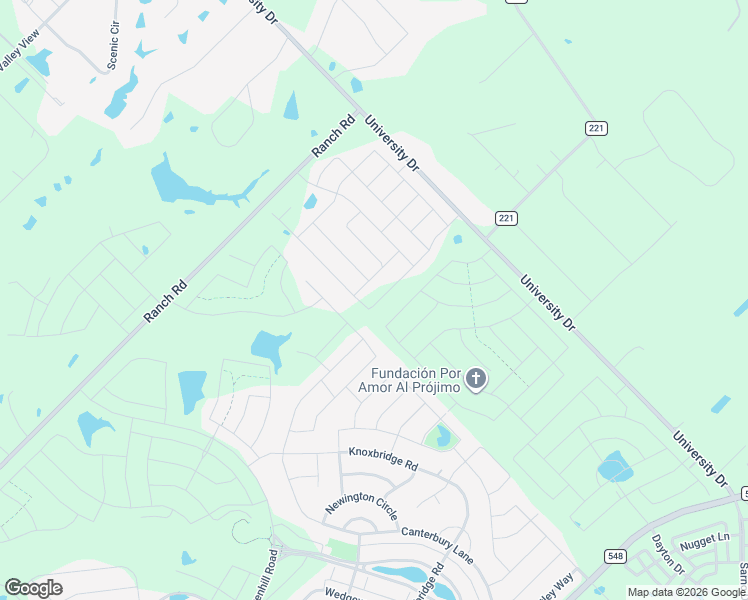 map of restaurants, bars, coffee shops, grocery stores, and more near 15831-16019 University Drive in Forney