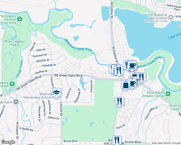 map of restaurants, bars, coffee shops, grocery stores, and more near 711 Brentford Place in Arlington