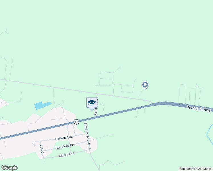 map of restaurants, bars, coffee shops, grocery stores, and more near 2078 Lavender Bloom Road in Ravenel