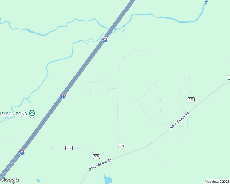 map of restaurants, bars, coffee shops, grocery stores, and more near County Road 539 in Valley