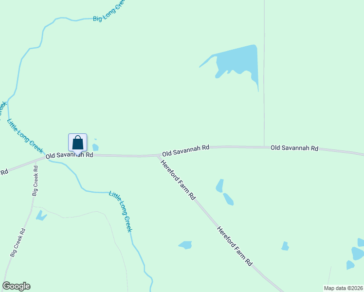 map of restaurants, bars, coffee shops, grocery stores, and more near 1857 Old Savannah Road in Midville