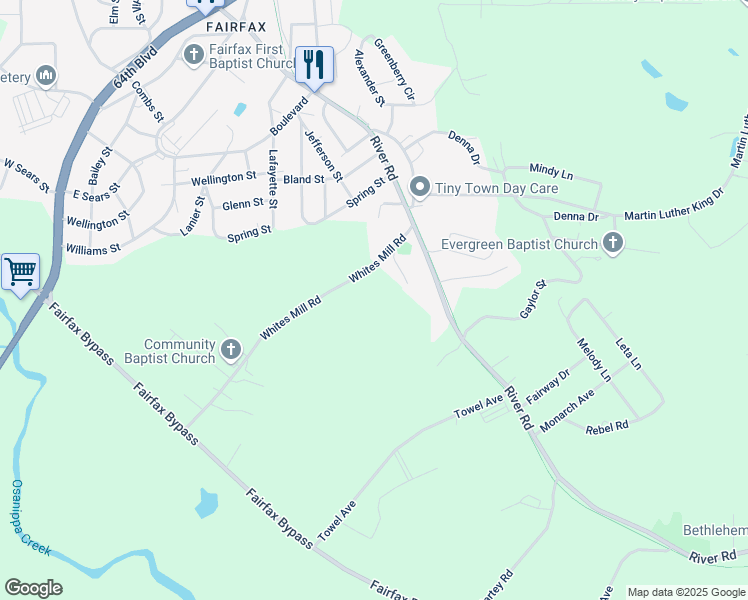 map of restaurants, bars, coffee shops, grocery stores, and more near 1040 Lamb Addition in Valley