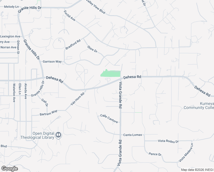 map of restaurants, bars, coffee shops, grocery stores, and more near 2000 Dehesa Road in El Cajon
