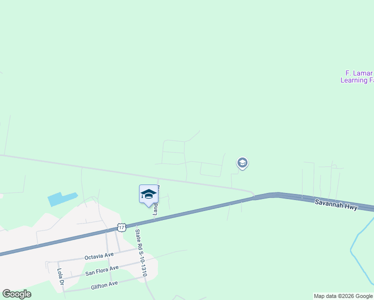 map of restaurants, bars, coffee shops, grocery stores, and more near 5750 Old Jacksonboro Road in Ravenel