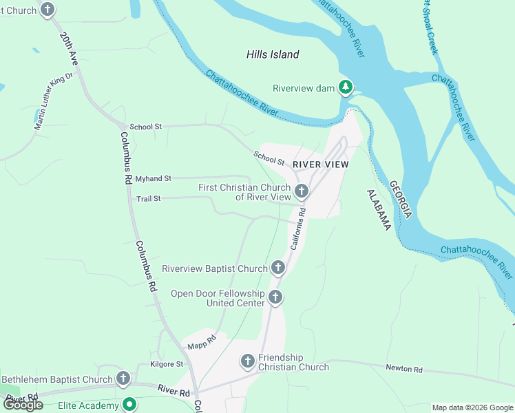 map of restaurants, bars, coffee shops, grocery stores, and more near 1311 Mapp Road in Valley