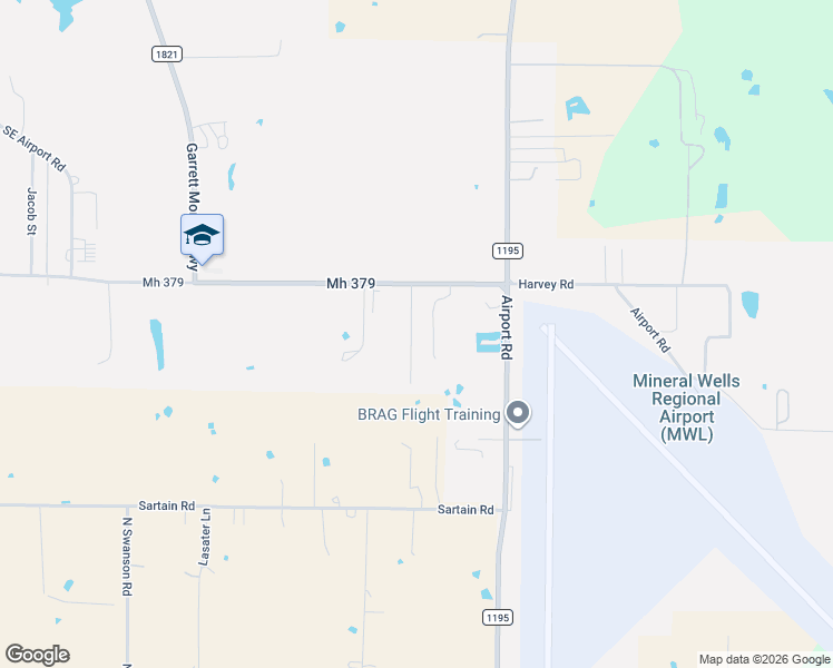 map of restaurants, bars, coffee shops, grocery stores, and more near 4300 Mh 379 in Mineral Wells