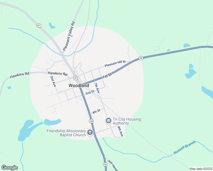 map of restaurants, bars, coffee shops, grocery stores, and more near 77 8th Avenue in Woodland