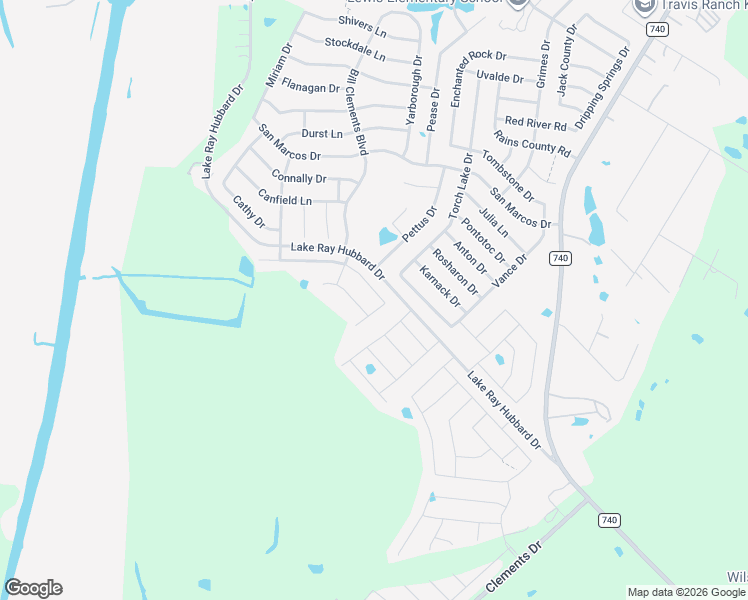 map of restaurants, bars, coffee shops, grocery stores, and more near 5621 Hepburn Street in Heath