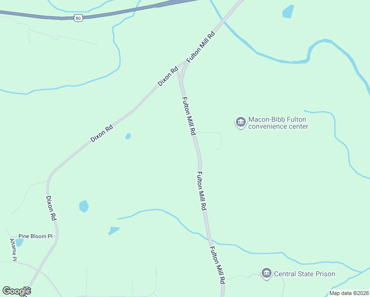 map of restaurants, bars, coffee shops, grocery stores, and more near 4265 Fulton Mill Road in Macon