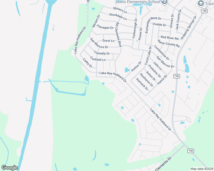 map of restaurants, bars, coffee shops, grocery stores, and more near 5575 Berea Street in Heath