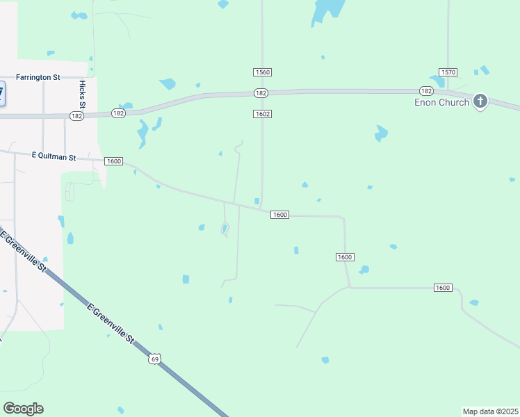 map of restaurants, bars, coffee shops, grocery stores, and more near 126 County Road 1602 in Alba