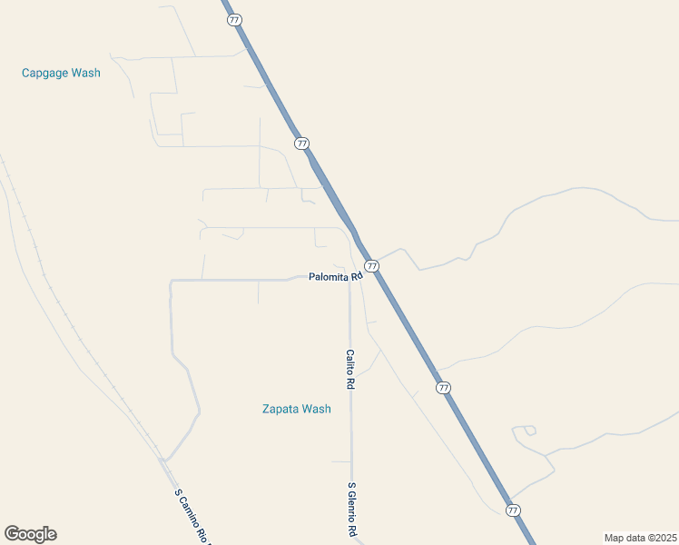 map of restaurants, bars, coffee shops, grocery stores, and more near 83328 Palomita Road in Winkelman