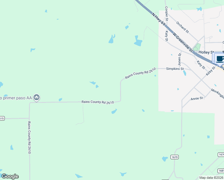 map of restaurants, bars, coffee shops, grocery stores, and more near 2610 County Rd in Alba