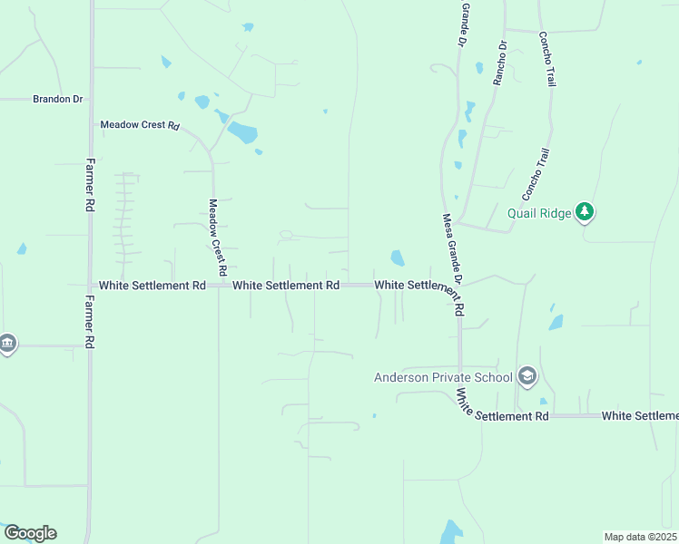 map of restaurants, bars, coffee shops, grocery stores, and more near 15850 White Settlement Road in Fort Worth