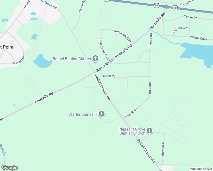 map of restaurants, bars, coffee shops, grocery stores, and more near 7629 Bethel Church Road in Lizella