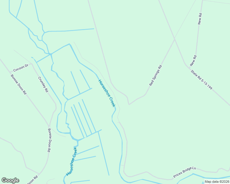map of restaurants, bars, coffee shops, grocery stores, and more near 5272 Prices Bridge Lane in Walterboro