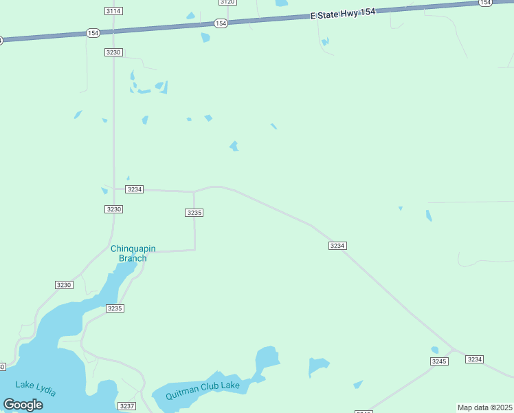 map of restaurants, bars, coffee shops, grocery stores, and more near 542 County Road 3234 in Quitman