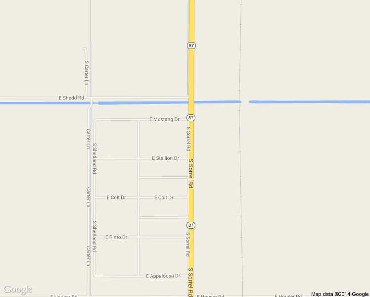 map of restaurants, bars, coffee shops, grocery stores, and more near 4826 East Stallion Drive in Eloy