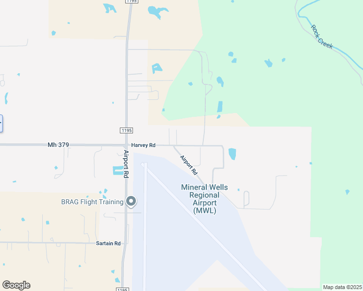 map of restaurants, bars, coffee shops, grocery stores, and more near 300 Harvey Road in Mineral Wells