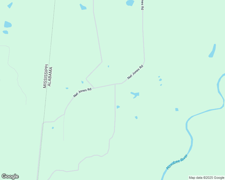 map of restaurants, bars, coffee shops, grocery stores, and more near Nat Jones Road in Emelle