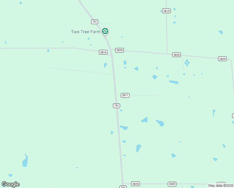 map of restaurants, bars, coffee shops, grocery stores, and more near County Road 751 in Wills Point