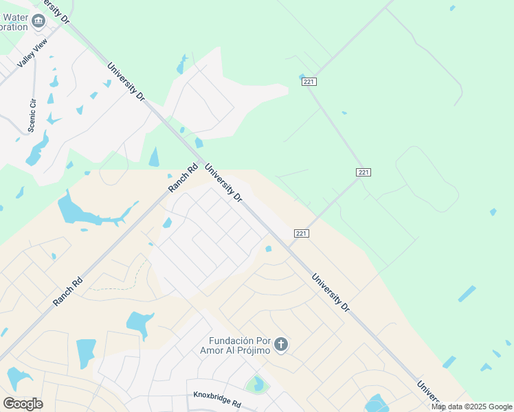 map of restaurants, bars, coffee shops, grocery stores, and more near 16126 University Drive in Forney