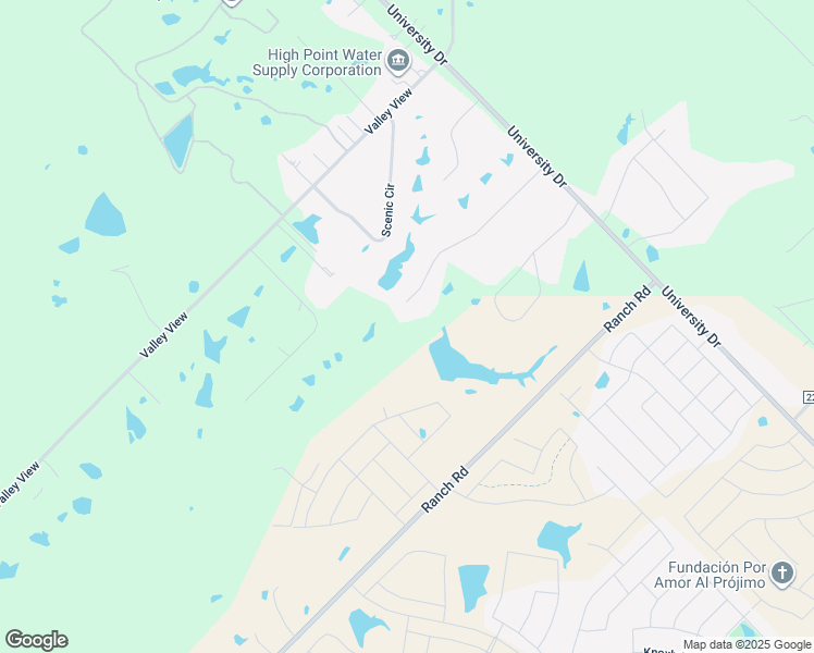 map of restaurants, bars, coffee shops, grocery stores, and more near 16765 Rolling Hills Lane in Forney