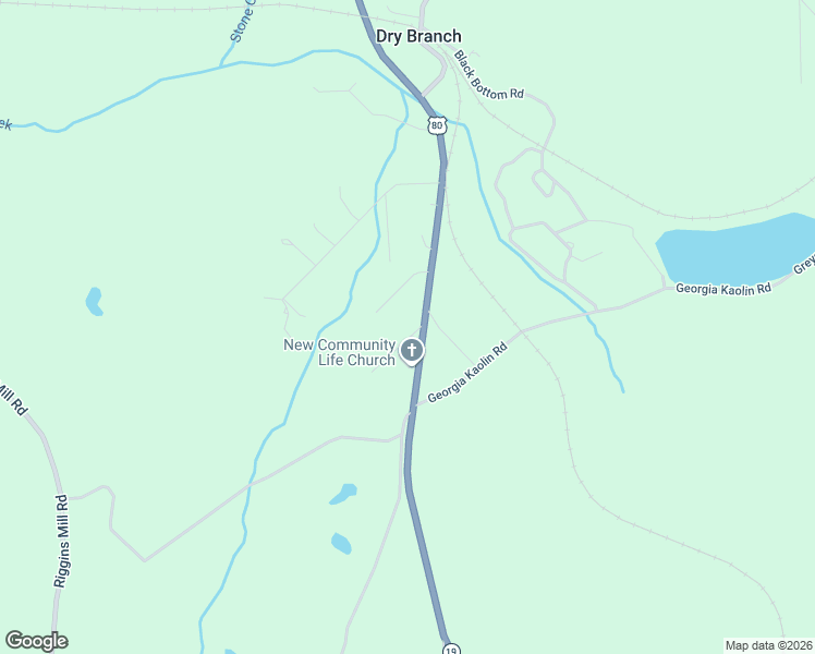 map of restaurants, bars, coffee shops, grocery stores, and more near 44 Knollwood Road in Dry Branch