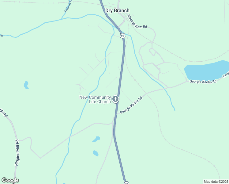 map of restaurants, bars, coffee shops, grocery stores, and more near 44 Knollwood Road in Dry Branch