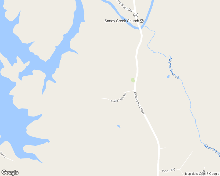 map of restaurants, bars, coffee shops, grocery stores, and more near Halls Folly Road in Dadeville