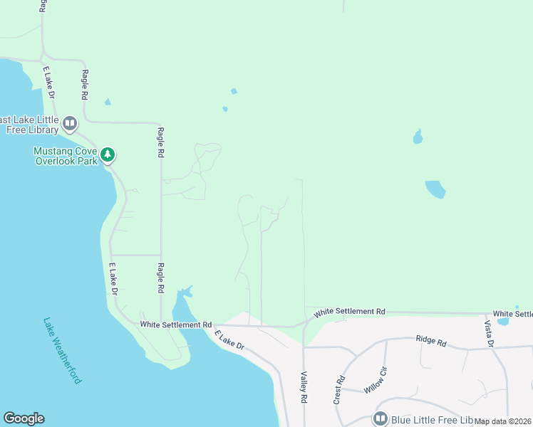 map of restaurants, bars, coffee shops, grocery stores, and more near 4150 White Settlement Road in Weatherford