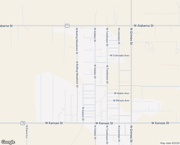 map of restaurants, bars, coffee shops, grocery stores, and more near 1205 West Roanway Street in Hobbs