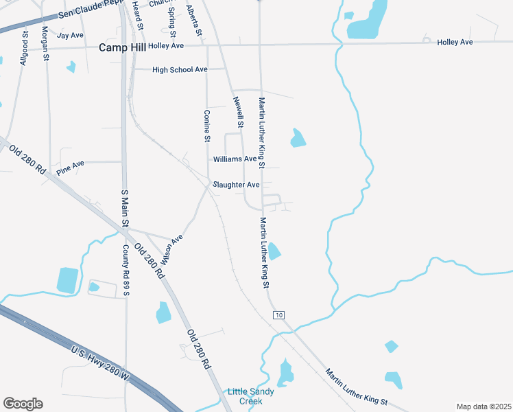 map of restaurants, bars, coffee shops, grocery stores, and more near 41 Newell Street in Camp Hill