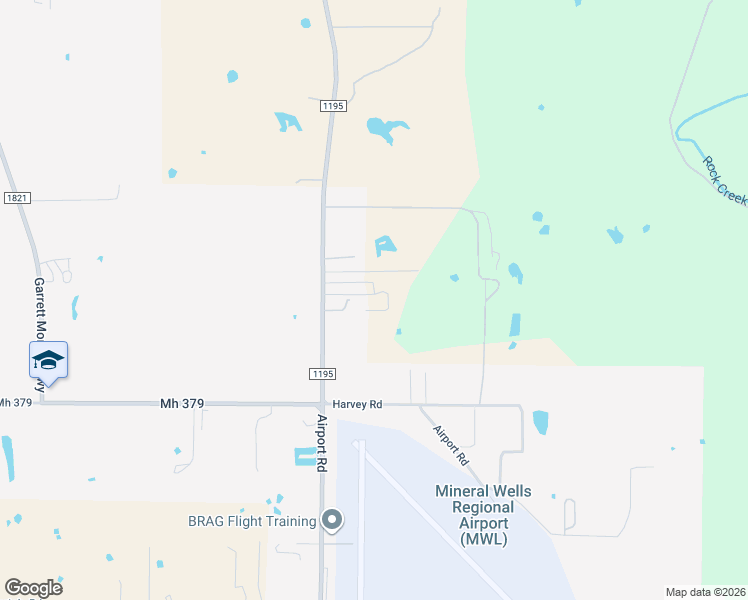 map of restaurants, bars, coffee shops, grocery stores, and more near 2001 Farm to Market Road 1195 in Mineral Wells