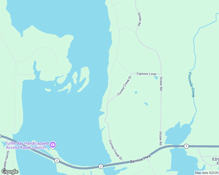 map of restaurants, bars, coffee shops, grocery stores, and more near 113-147 Oliver Lenard Road in Farmerville