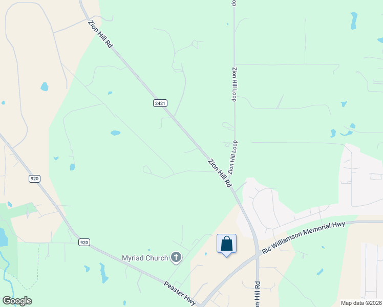 map of restaurants, bars, coffee shops, grocery stores, and more near 1101 Zion Hill Road in Weatherford