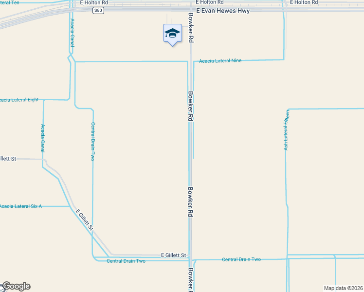 map of restaurants, bars, coffee shops, grocery stores, and more near 1951 Bowker Road in El Centro