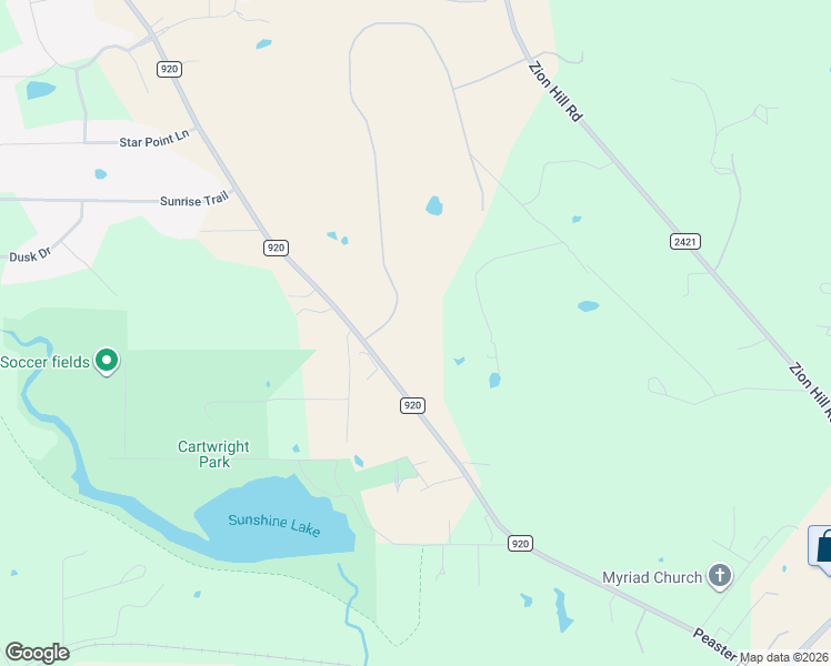 map of restaurants, bars, coffee shops, grocery stores, and more near 1008 Woodland Road in Weatherford