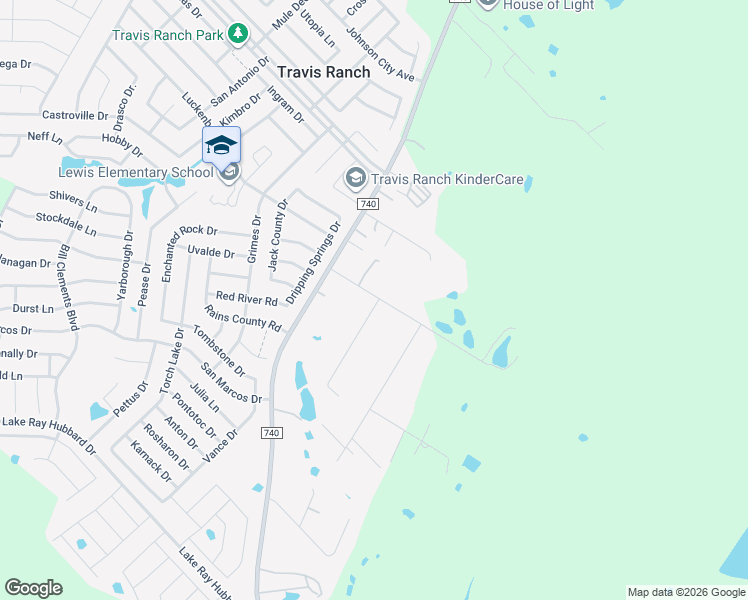 map of restaurants, bars, coffee shops, grocery stores, and more near 13831 Stanley Lane in Forney
